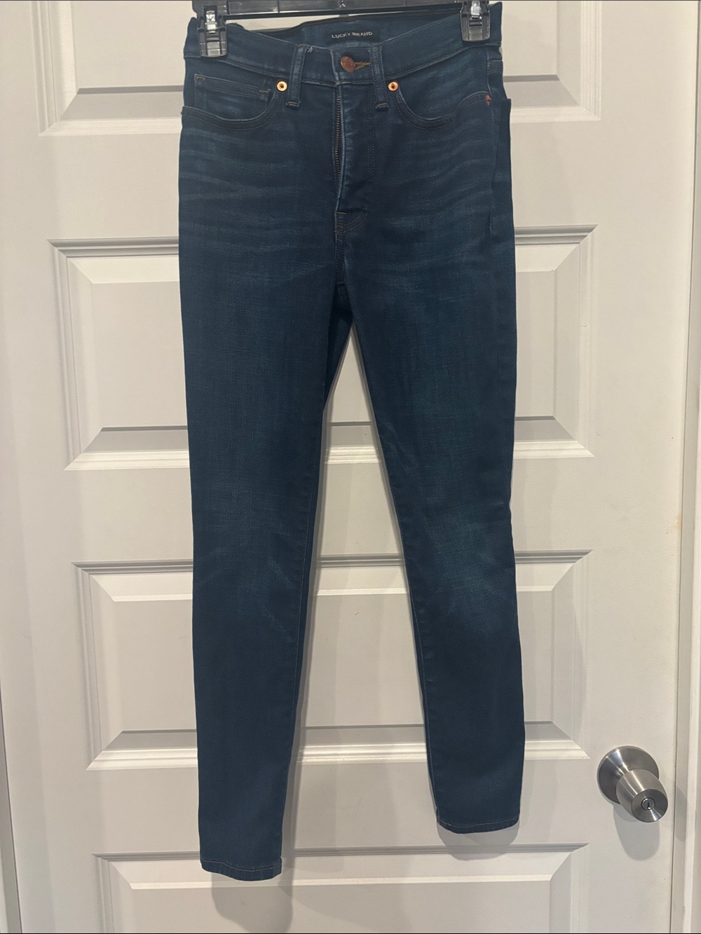 Lucky Brand Women's Dark Indigo Skinny Jeans